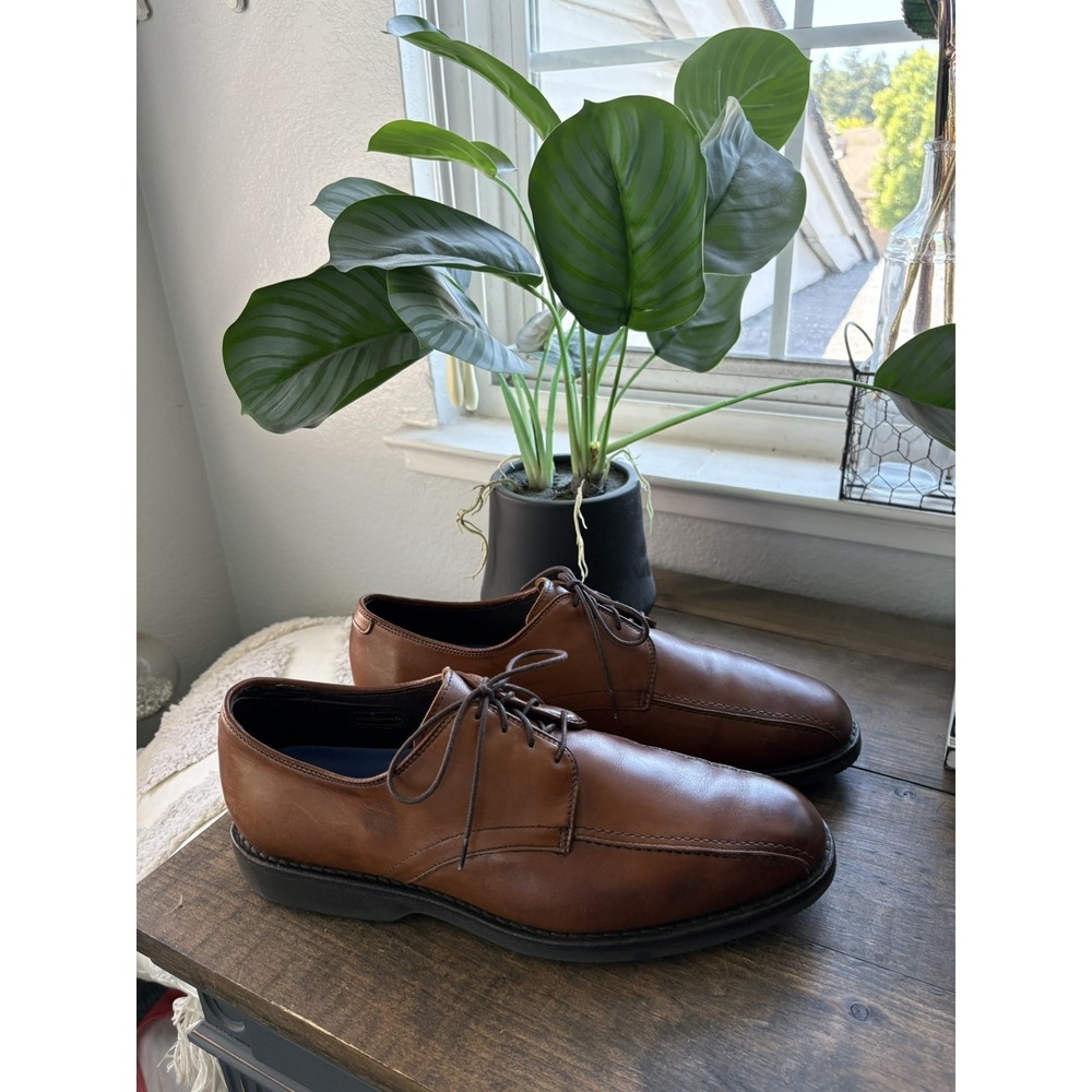 Allen Edmonds Delray Blucher Leather Split-Toe Men US 11 D